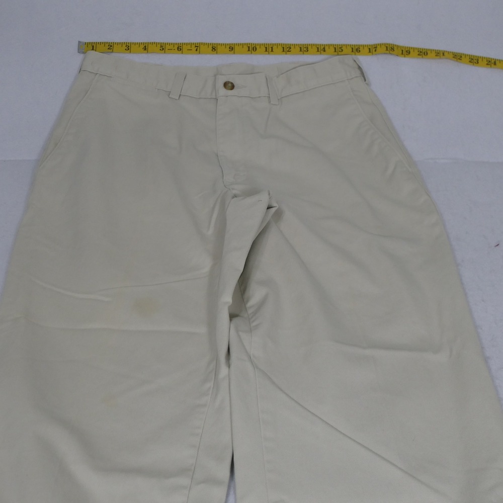 Savane Mens Chino Pants 34x30 Tan Straight Leg Cotton Twill 44620258 Preppy